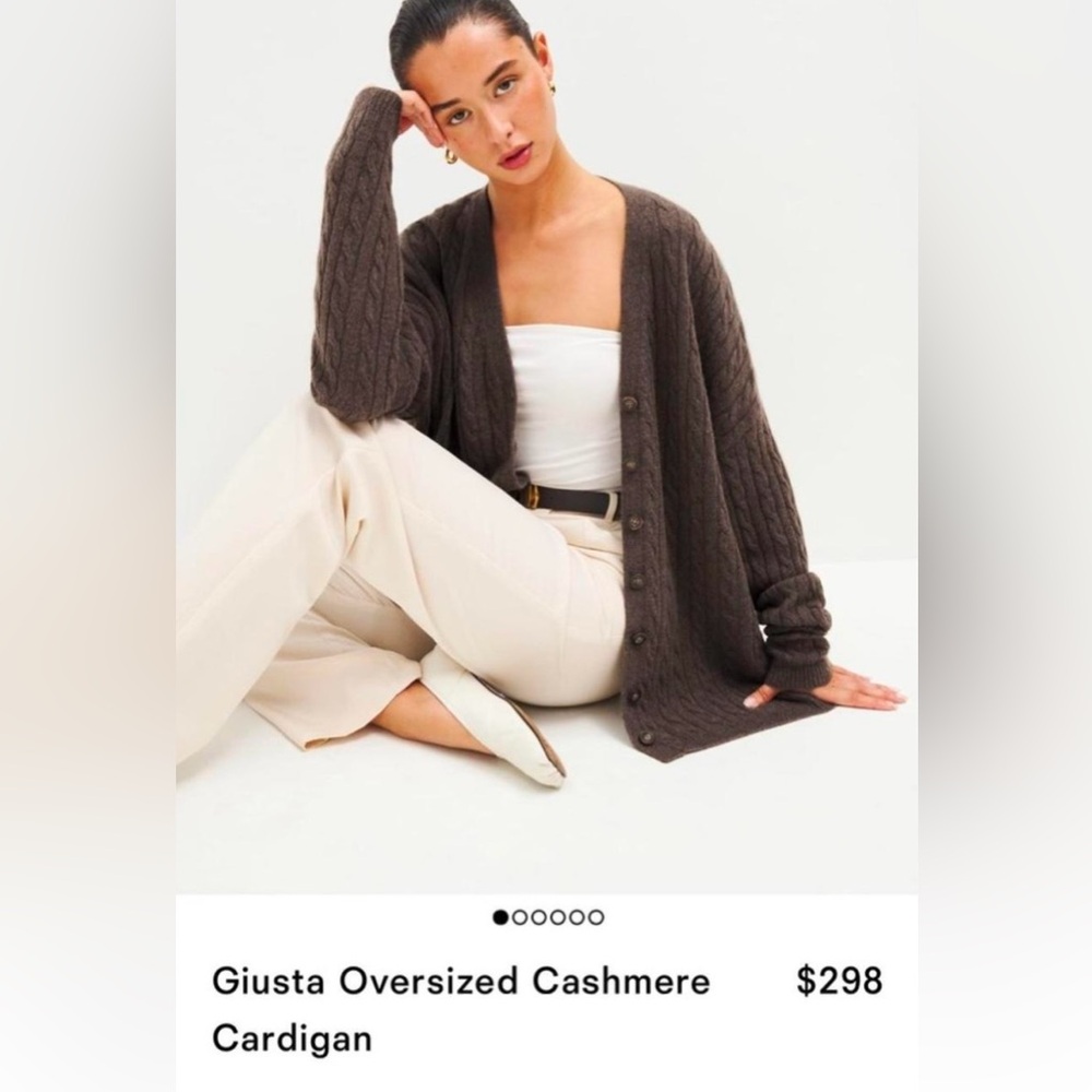 Reformation Giusta Oversized Sweater